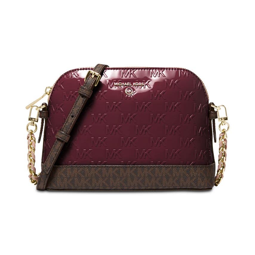 MICHAEL MICHAEL KORS Logo Jet Set Charm Dome Crossbody