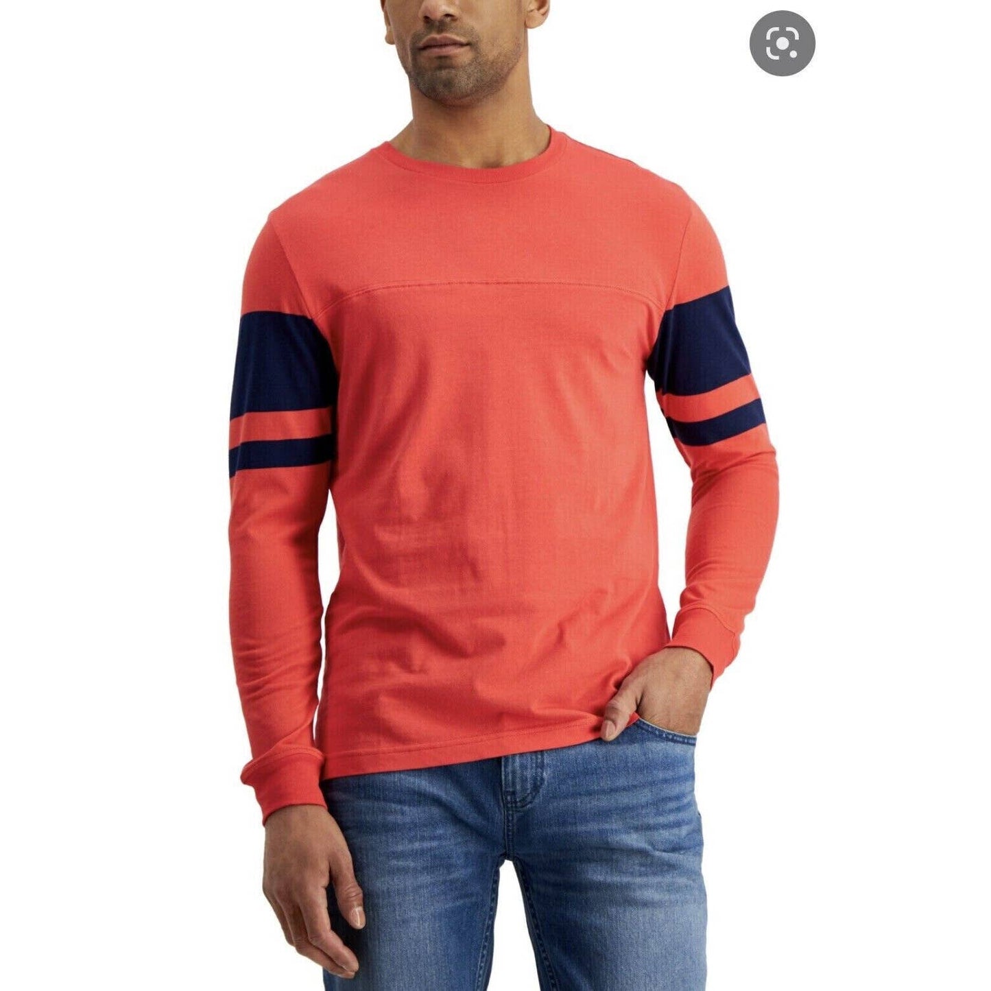 Club Room Men's Football T-Shirt "Island Sunset" Red