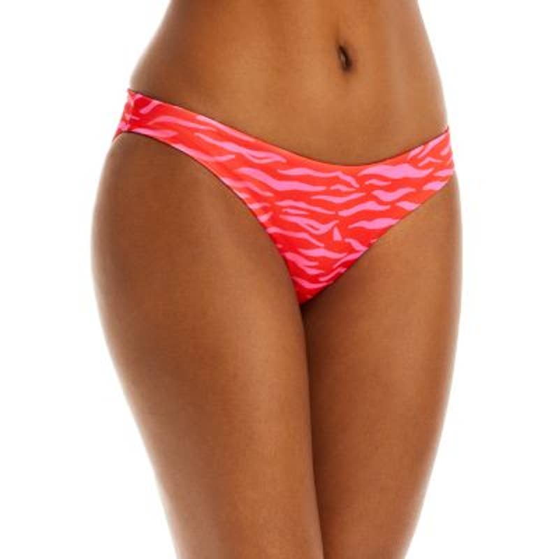 Peixoto Ladies Hot Pink & Orange Zebra Print "Bella" Bikini Bottoms