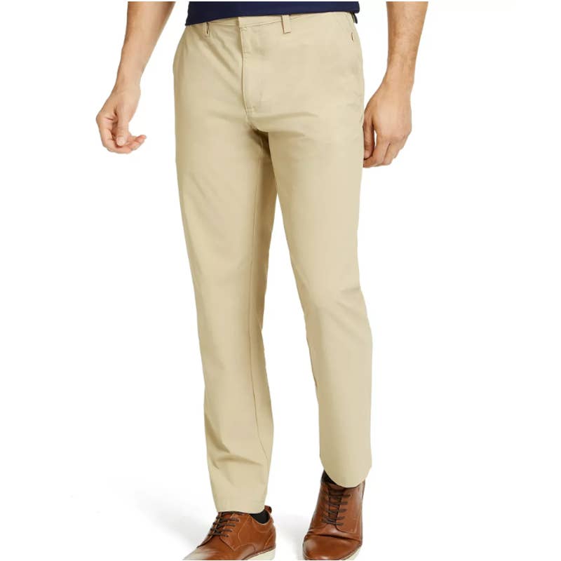 Club Room Men's Tech Pants, Light Khaki