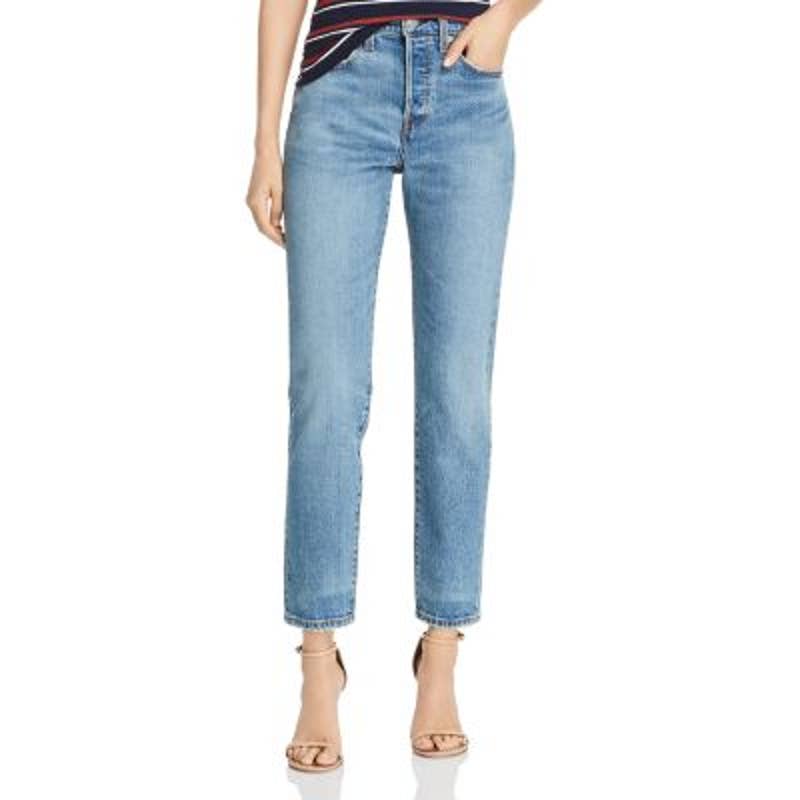 Levi's Ladies Medium Wash Basic Wedgie Fit Straight Leg Jeans