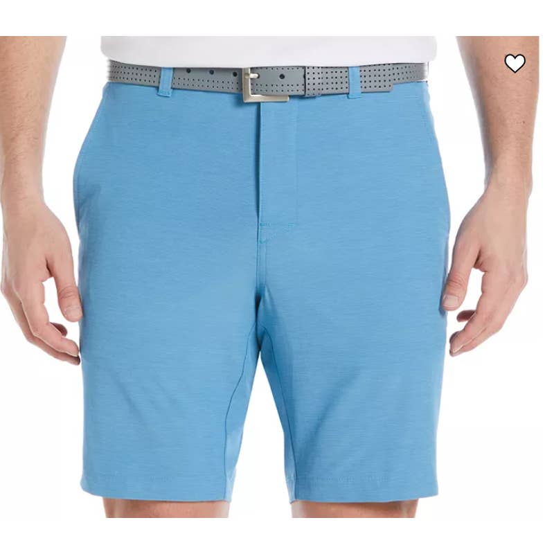 PGA Tour Men's Blueberry Pie Heather 4 Way Stretch Shorts