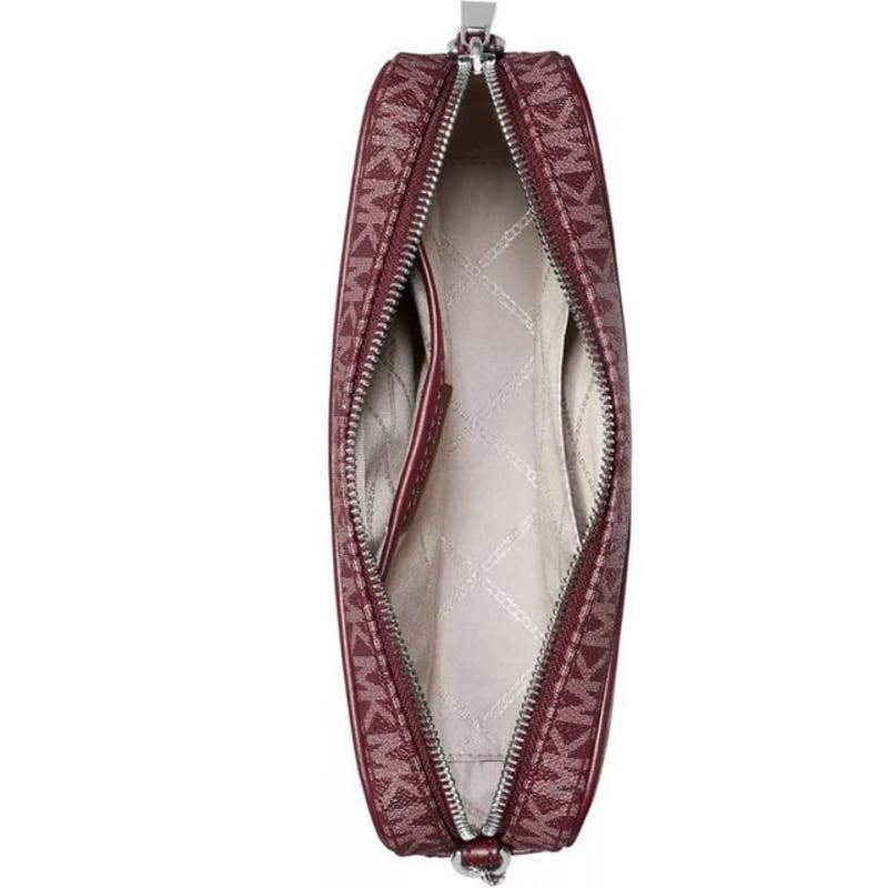 Michael Kors Jet Set Large EW Crossbody Merlot