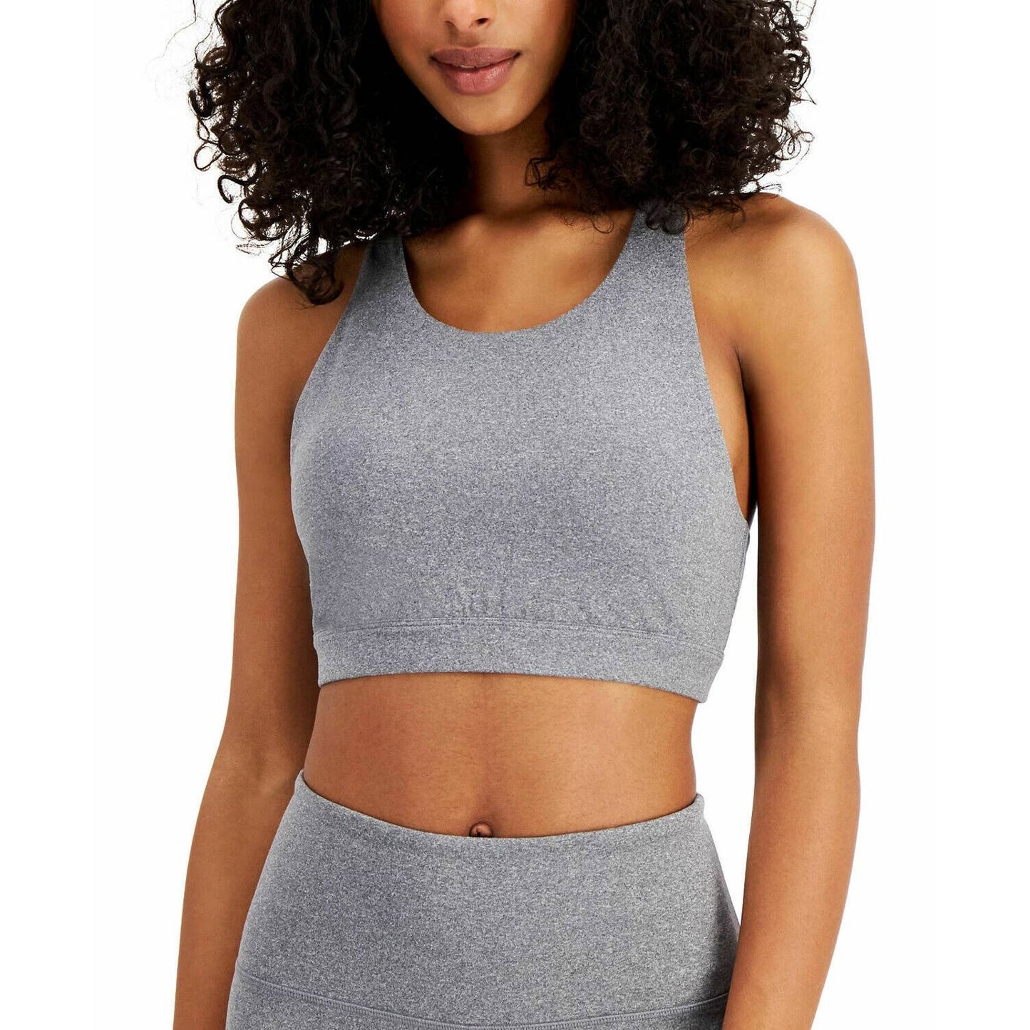 ID Ideology Women's Fit Kit Sports Bra Gray