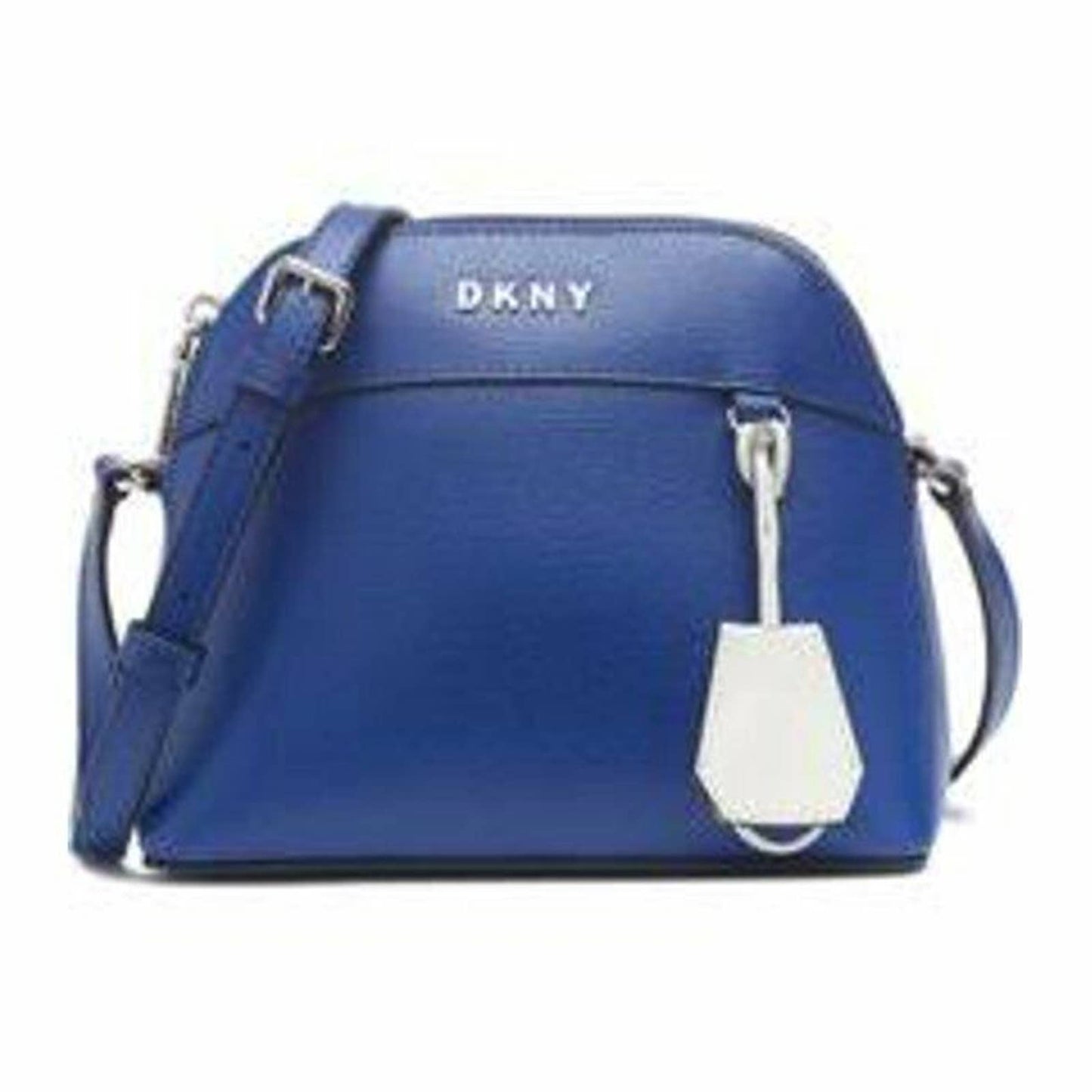 DKNY BOBI Satchel Medium, Black Leather Detachable Crossbody Strap