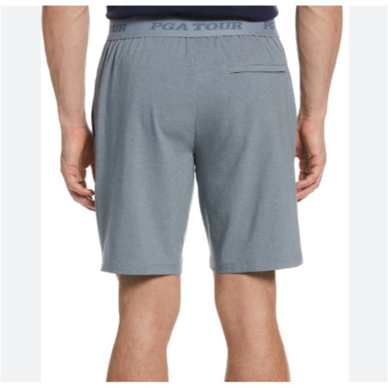 PGA Tour Men's Tradewinds Gray Pull On Golf Shorts