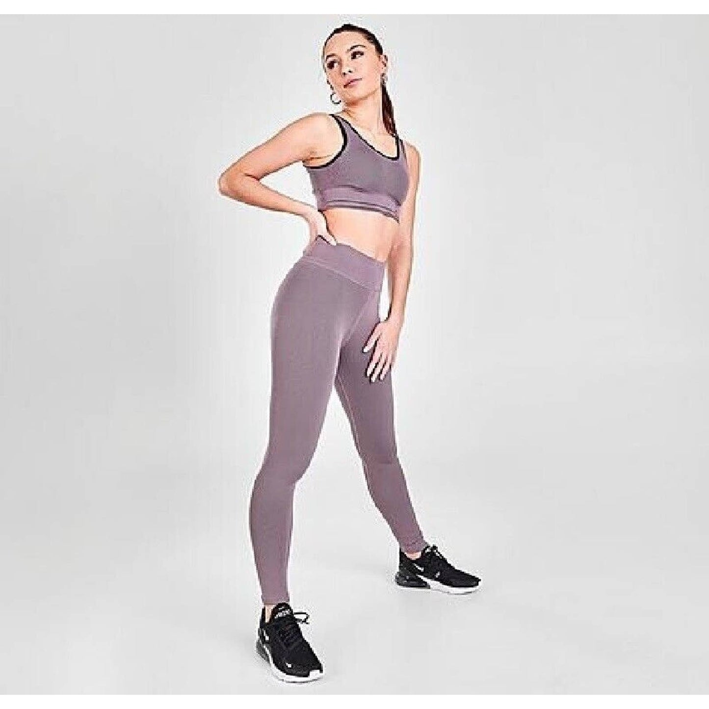 Calvin Klein Women's Cropped Active Tights Saturn Purple