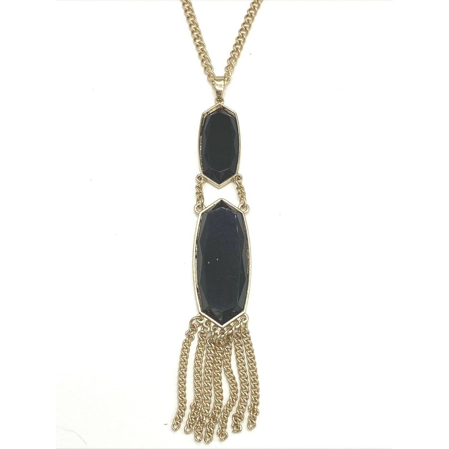 THALIA SODI, Black & Gold Pendant Necklace