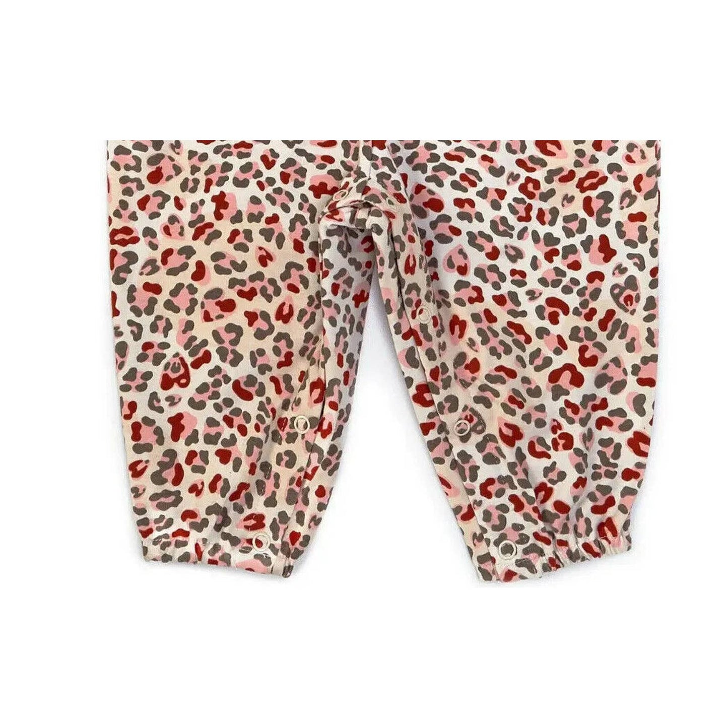 Bonnie Jean Baby Girls Flutter-Sleeve Animal-Print Jumpsuit