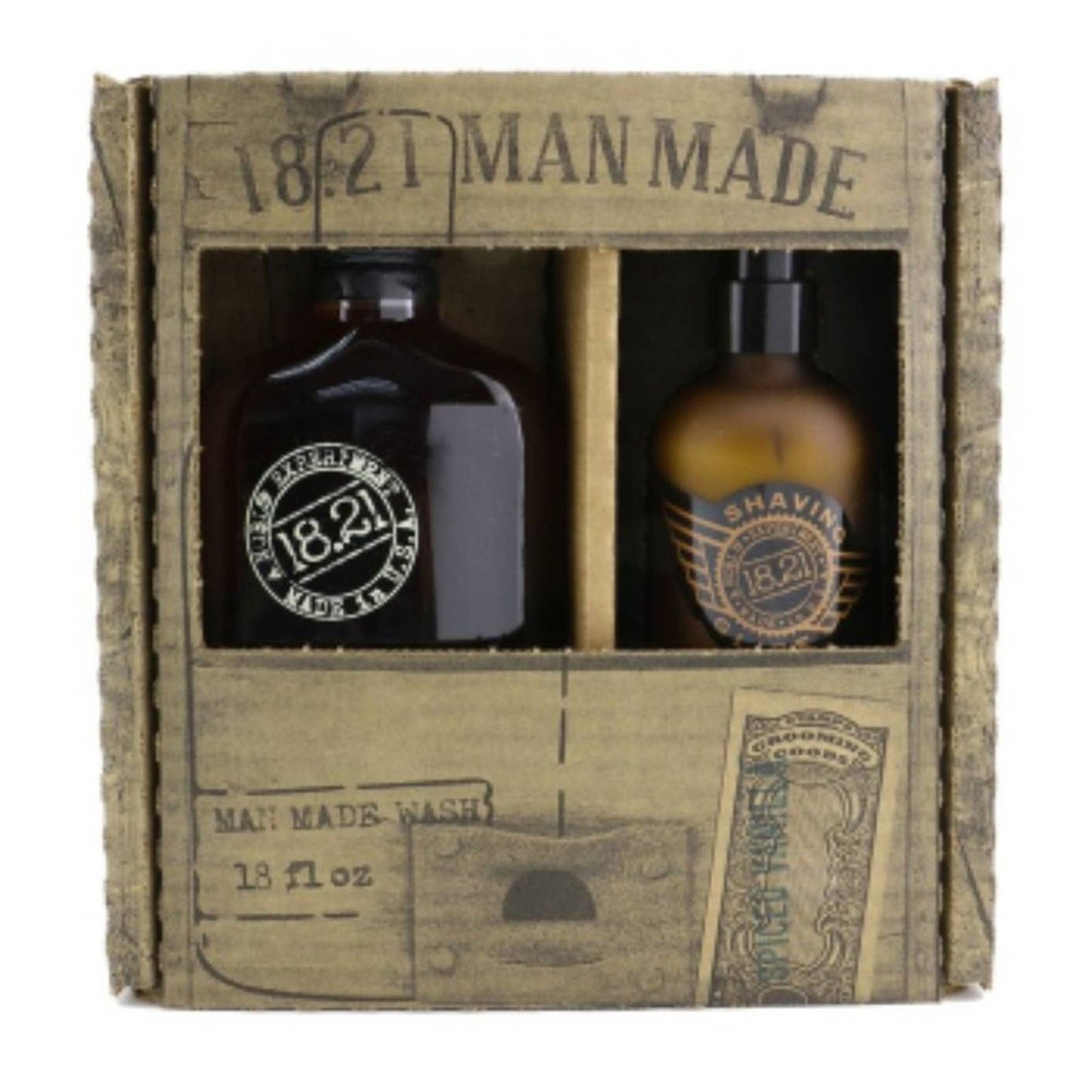 Prohibition Grooming Man Made Body Wash & Shaving Gel, Spiced Vanilla