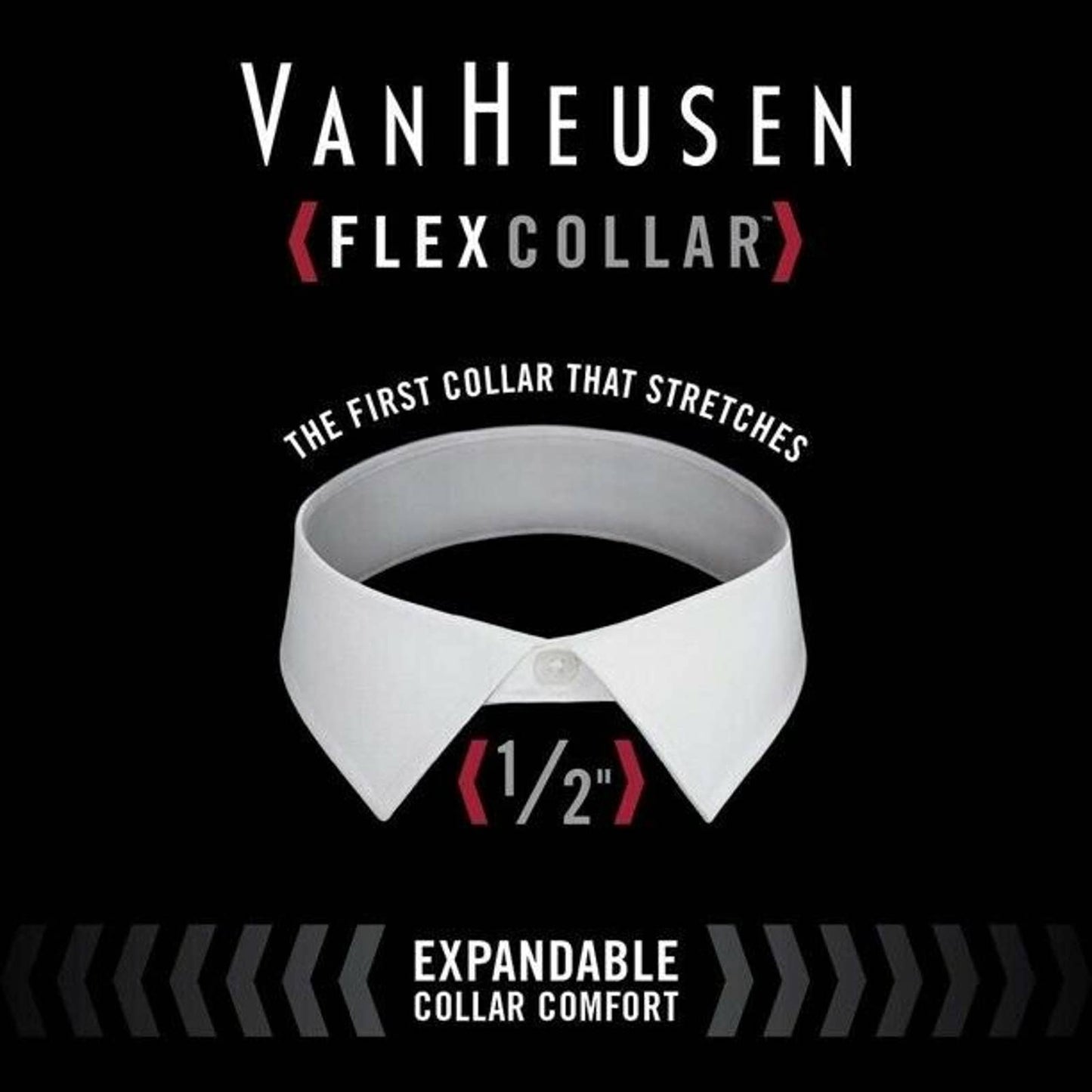 VAN HEUSEN MEN'S SATEEN CLASSIC DRESS SHIRT, 15 34/35 CANVAS NWT