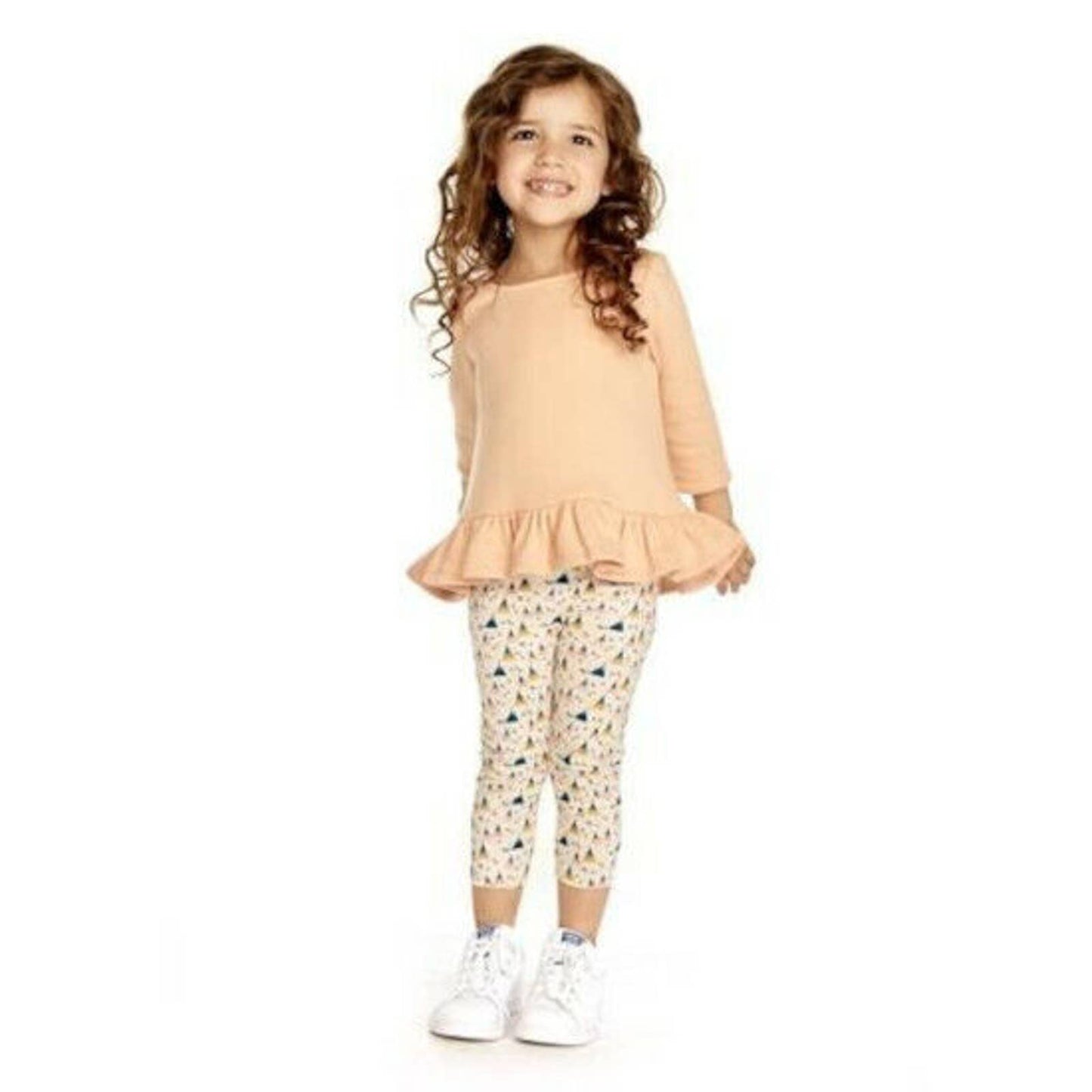 PASTOURELLE: Pippa & Julie 6X, Peach Sweater 2 PC, Tents/Ruffles
