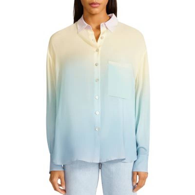 BB Dakota Ladies Rainbow Ombre "Take A Trip" Tunic, Long Sleeve