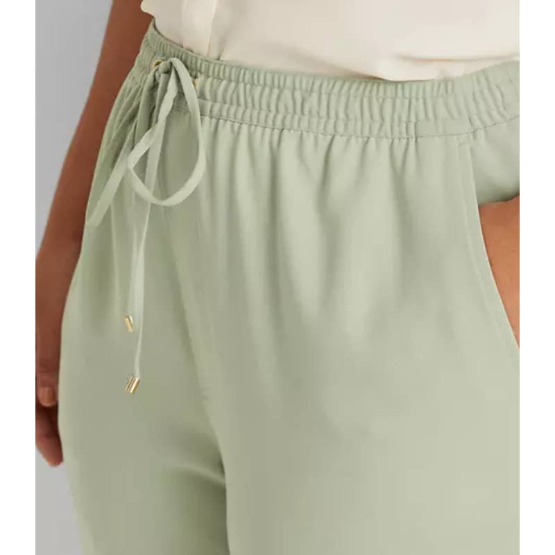 Lauren Ralph Lauren Women's Ranch Sage Crepe Side Stripe Sweatpants
