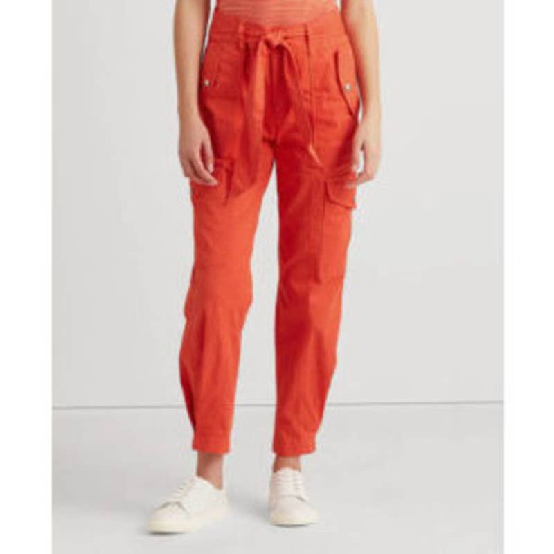 Lauren Ralph Lauren Women's Port Orange Micro-Sanded Twill Pants, Hyannis