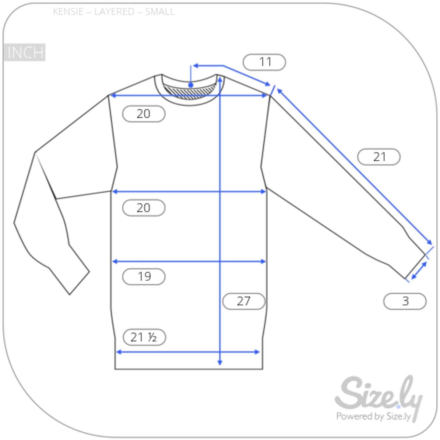 KENSIE Ladies Layered Look Long Sleeve Tee, Heather Latte Combo