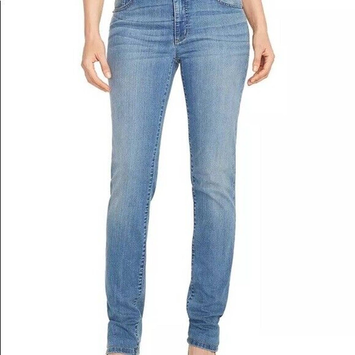 LAUREN RALPH LAUREN LADIES PREMIERS STRAIGHT PETITIE JEANS