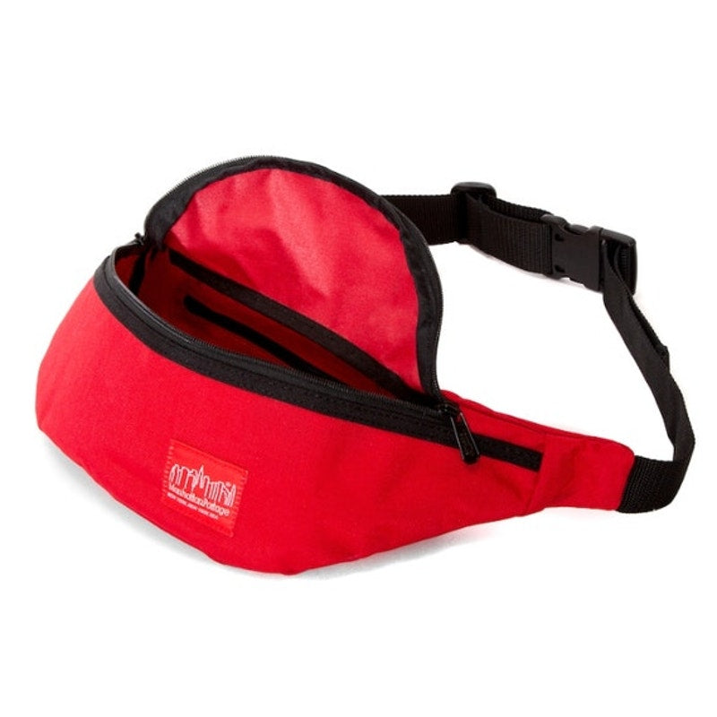 Manhattan Portage Unisex "Brooklyn Bridge" Red Fanny Pack Crossbody Bag