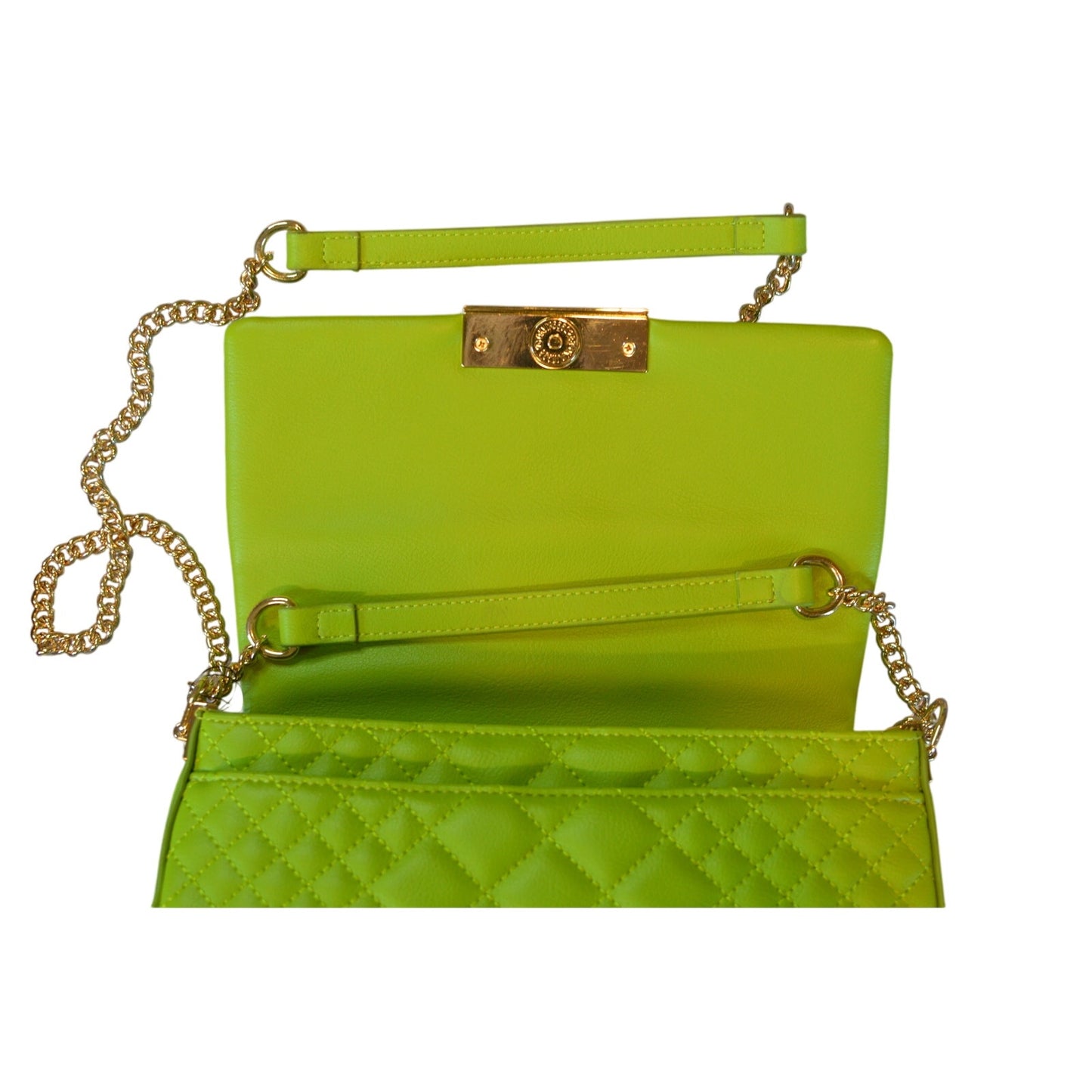 I.N.C. International Concepts Bajae Diamond Quilted Shoulder Bag in Lizard Green