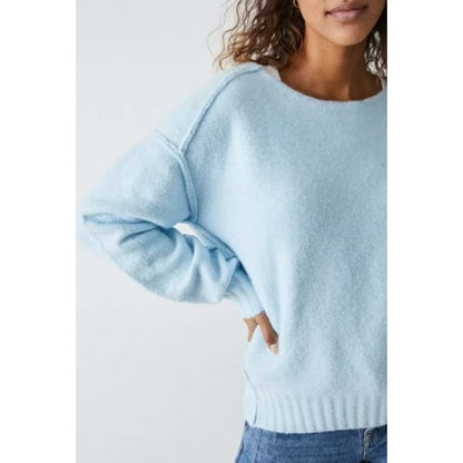 Free People Care FP Eastwood Tunic Sweater, Angel Falls Heather