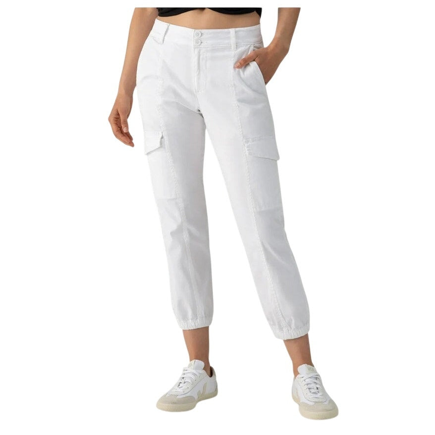 Sanctuary Women's Rebel Cargo Pants in Brilliant White