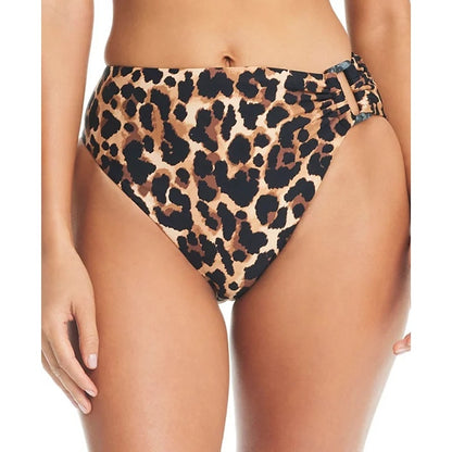 Bar III Women's Night and Day Cheetah-Print Bikini Bottoms