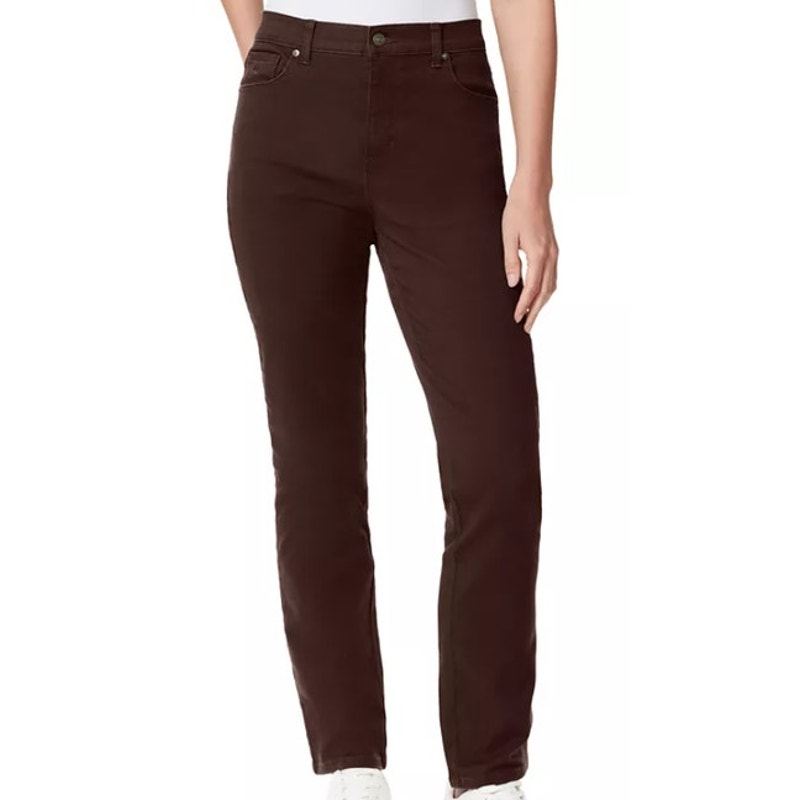 Gloria Vanderbilt Women's "Amanda" Jeans in Coffee Roast Brown