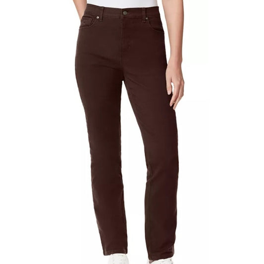 Gloria Vanderbilt Women's "Amanda" Jeans in Coffee Roast Brown