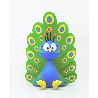 VeeFriends Collectible 6" Vinyl Practical Peacock Figurine