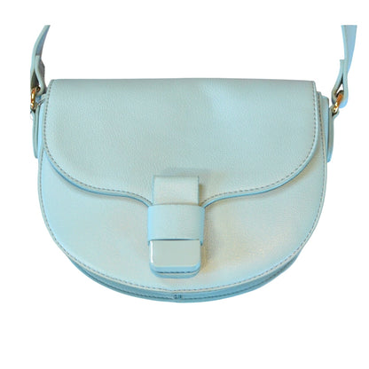 On 34th Women's "Holmme" Saddle Crossbody Bag in Sea Spray Blue