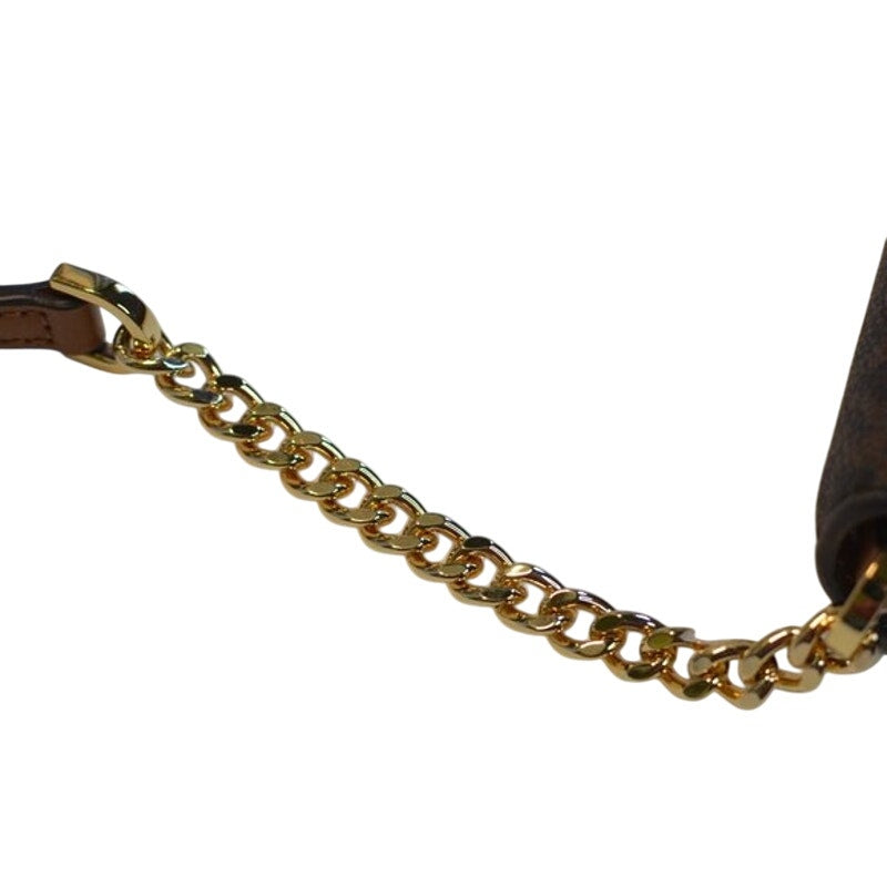 Michael Kors Women's Jet Set Wallet On A Chain in Signature Brown/Acorn, BEA