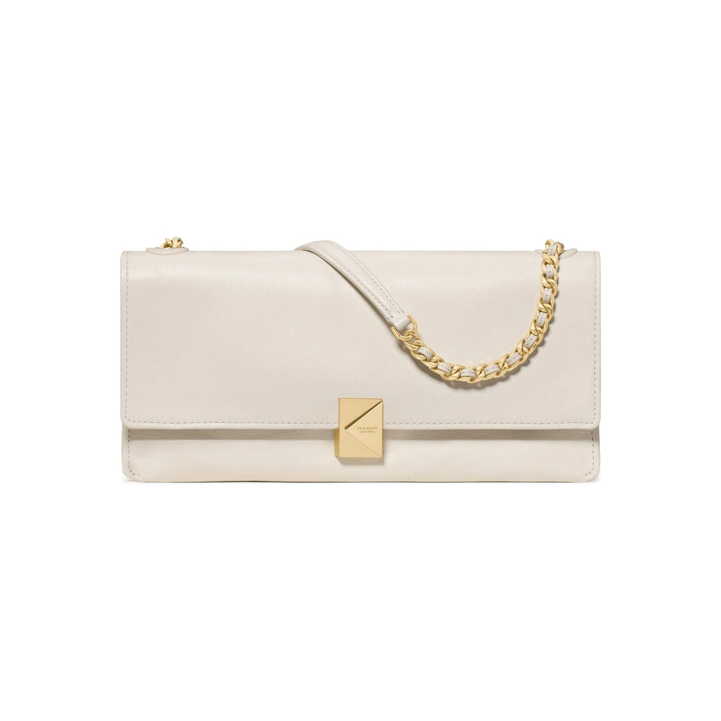 Kate Spade Deco Soft Shoulder Bag in Cashew Milk