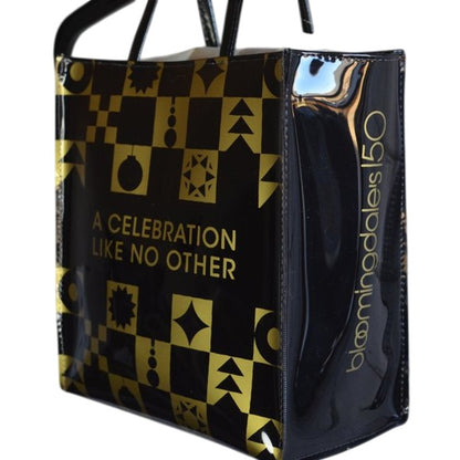 Bloomingdale's Celebration Tote 150th Anniversary Exclusive Black Gold