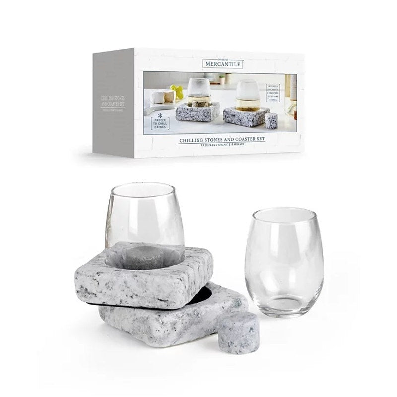 Studio Mercantile Wine Chiller Coaster And Glasses Set