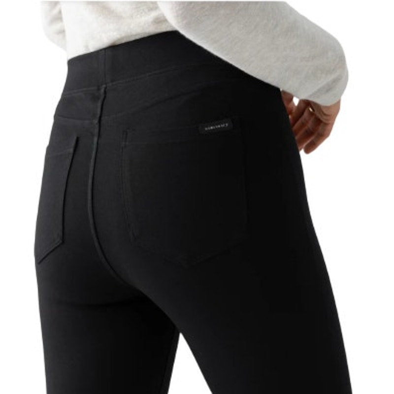 Sanctuary Women's Semi-High Rise Leggings in Black, Size Large