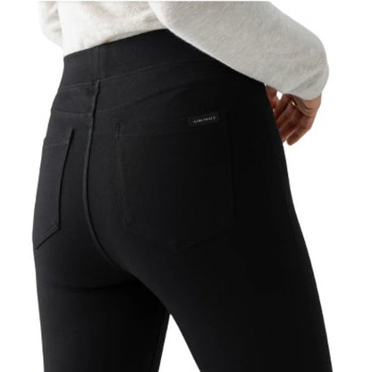 Sanctuary Women's Semi-High Rise Leggings in Black, Size Large