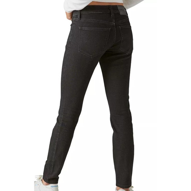 Lucky Brand Women's "Lizzie" Low-Rise Skinny Jeans in Clean Black