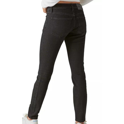 Lucky Brand Women's "Lizzie" Low-Rise Skinny Jeans in Clean Black