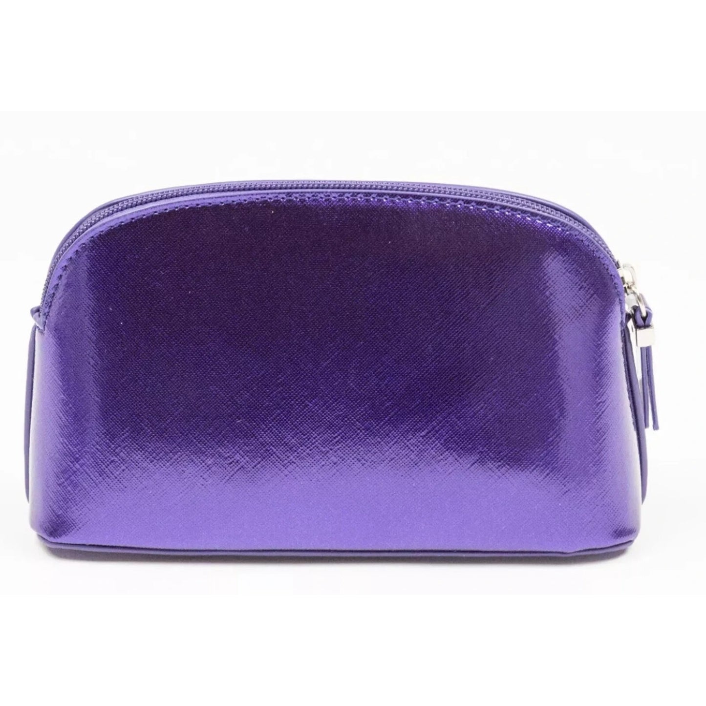 Stella Max Women's Zip Closure Cosmetic Bag in Purple