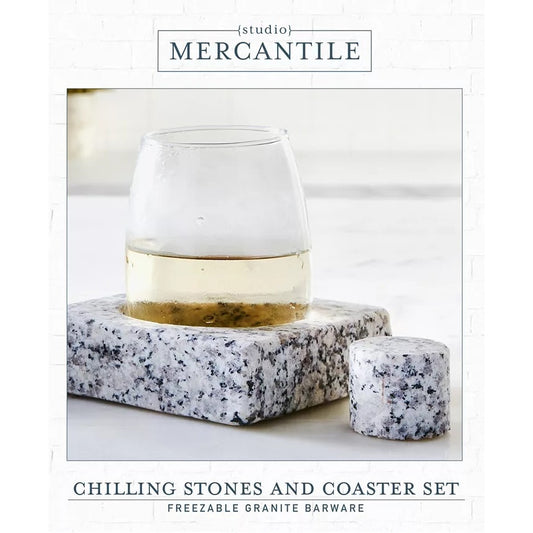 Studio Mercantile Wine Chiller Coaster And Glasses Set