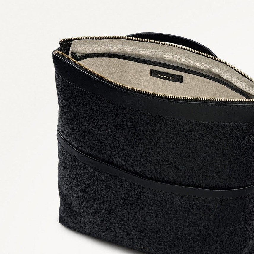 Radley London Alba Place Large Ziptop Backpack In Black