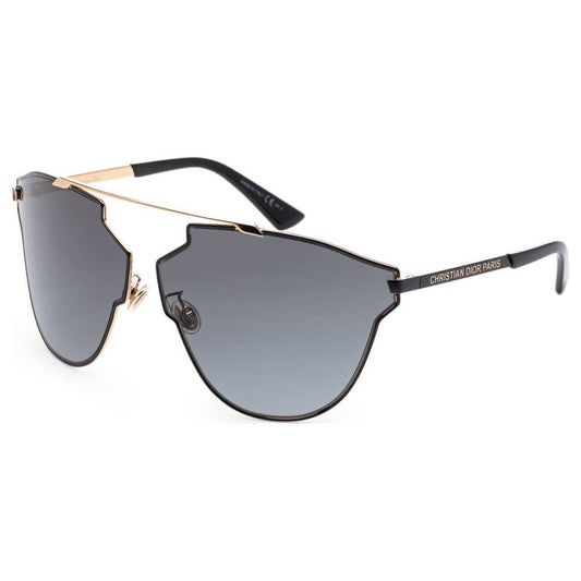Dior Large Gunmetal Gray Sunglasses w/ Havana Lenses, “So Real Fast”