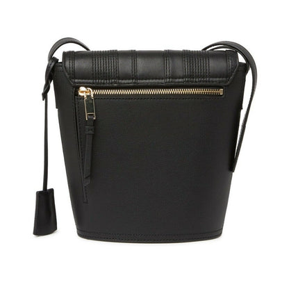 Calvin Klein “The Statement Series” Solid Black Bucket Crossbody Bag, NWT $198