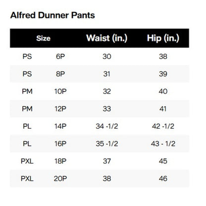Alfred Dunner Women's Petite Pull-On Straight-Leg Pants in White