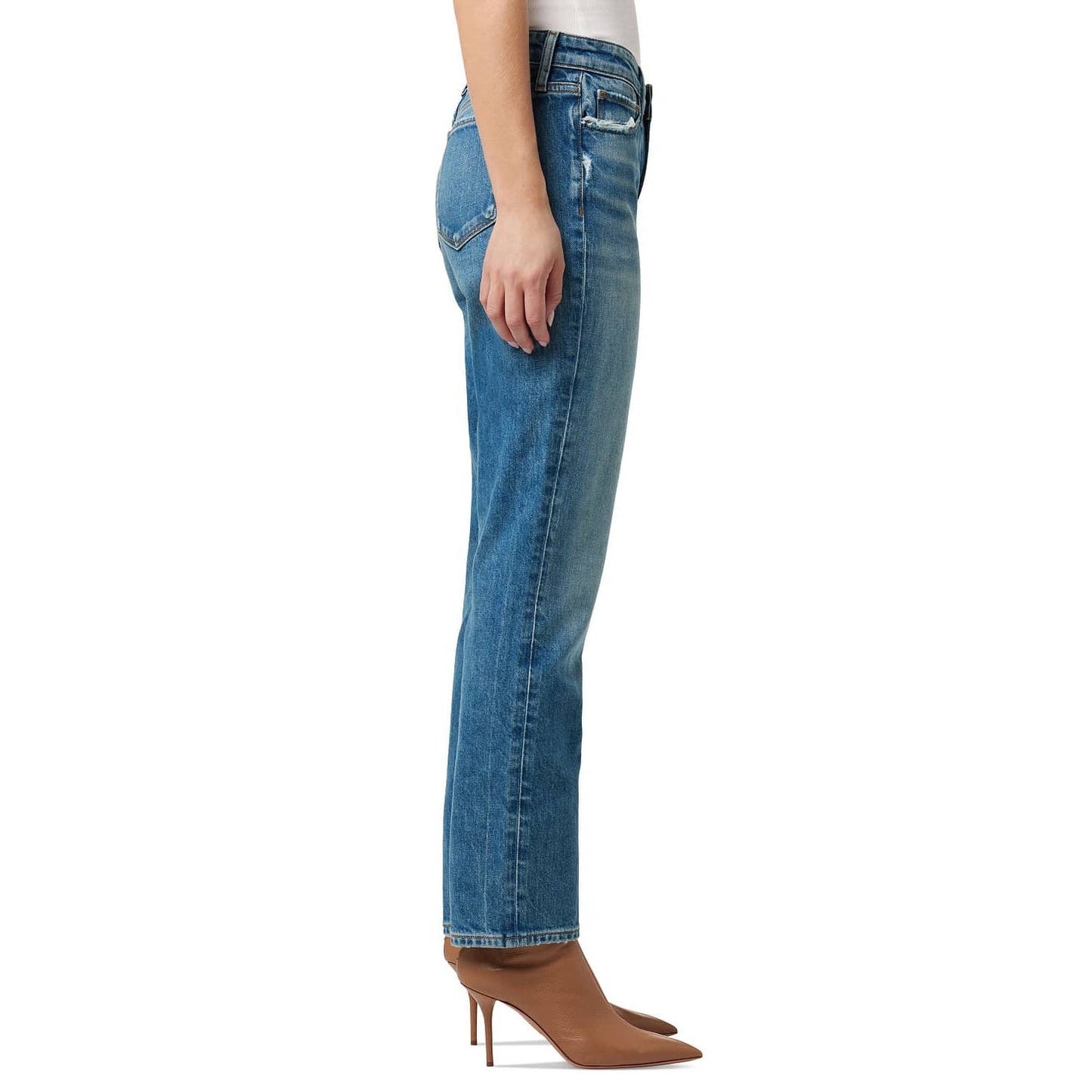 Joe’s Jeans Women’s Evoke Blue The Lara Straight-Leg Cigarette Ankle Jeans, 30