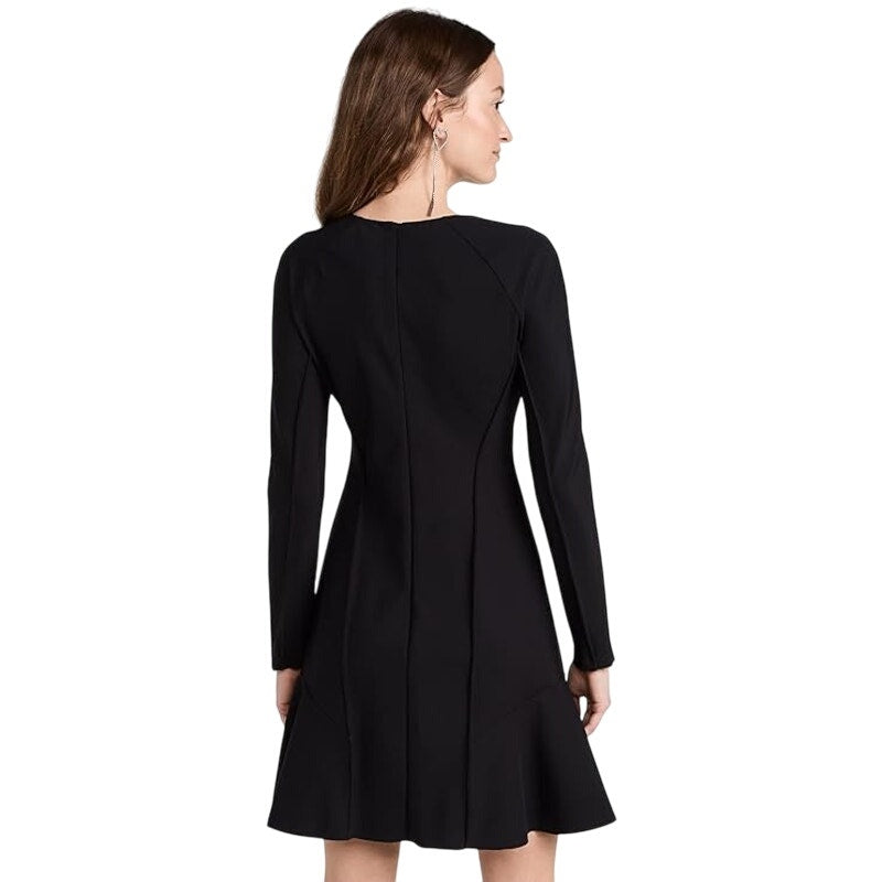 Theory Women's Seam Sculpt Dress Black, Size 00