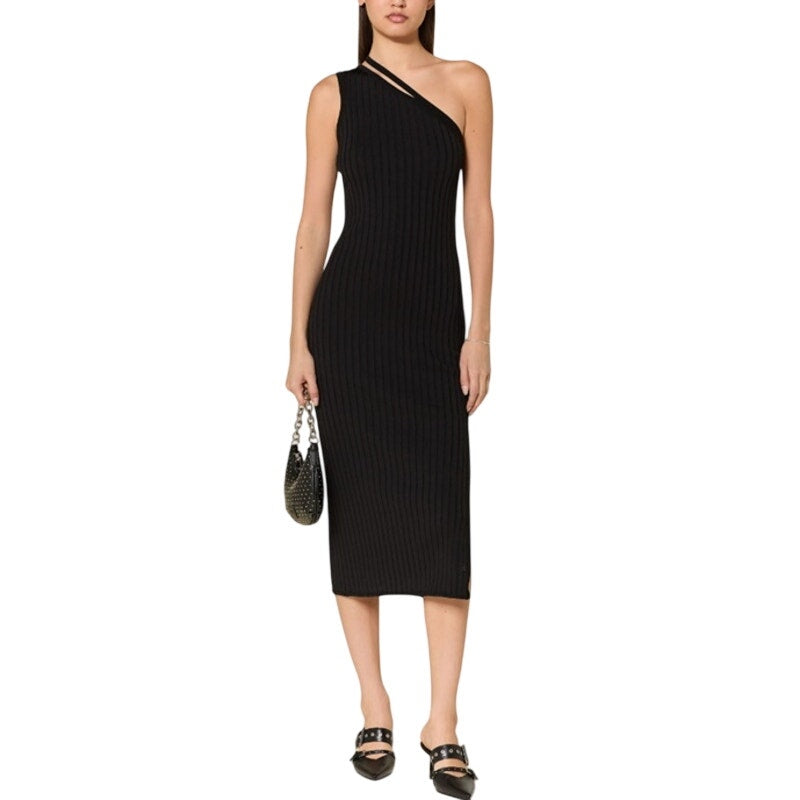 HUGO by Hugo Boss Sepinty Women's One Shoulder Dress in Black