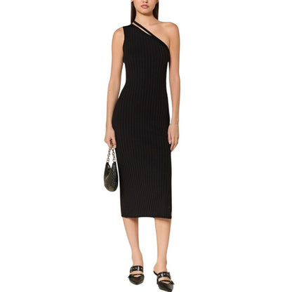 HUGO by Hugo Boss Sepinty Women's One Shoulder Dress in Black