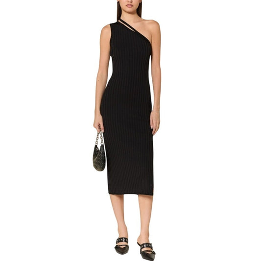 HUGO by Hugo Boss Sepinty Women's One Shoulder Dress in Black