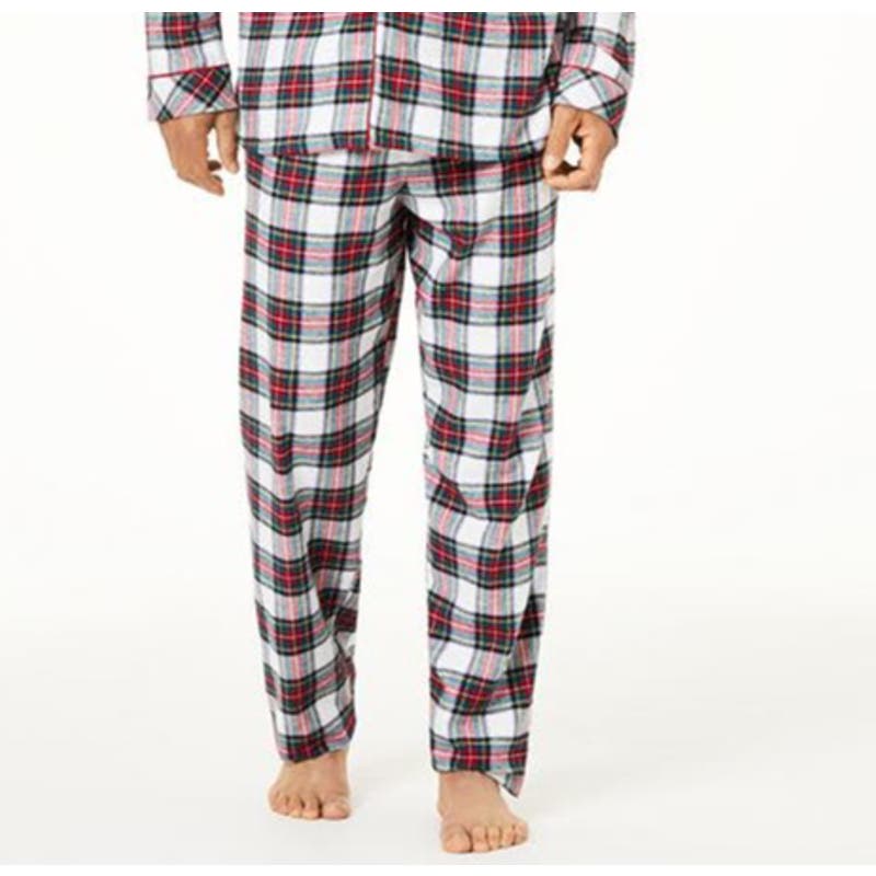 FAMILY PAJAMAS Men's Matching Stewart Plaid Pajama Pants